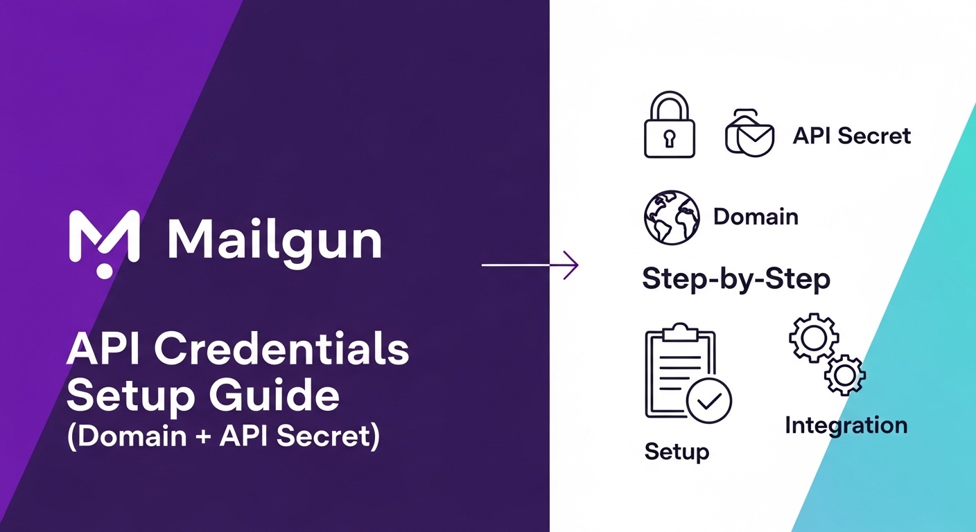 Mailgun API Credentials Setup Guide – Step by Step (Domain + API Secret)